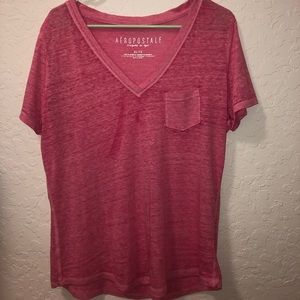 Pink V Neck shirt